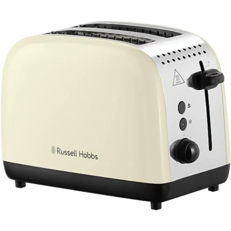 Russell Hobbs 2 Slice Toaster - Cream | 26551 - TOASTERS - Beattys of Loughrea