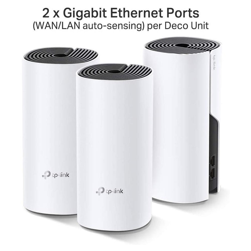 TP-Link Deco M4 AC1200 Mesh Whole Home Wifi System 3pk - ROUTERS/ WIRELESS ADAPTORS - Beattys of Loughrea