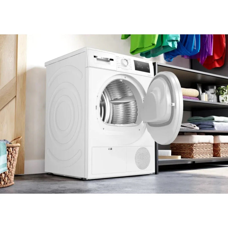 Bosch Series 4 8KG Heat Pump Tumble Dryer - White | WTH84001GB - TUMBLE DRYERS - Beattys of Loughrea