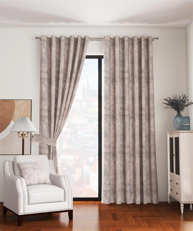 Fiesta 66" x 90” Lined Eyelet Curtains Duck Egg - CURTAINS - READY MADE - Beattys of Loughrea