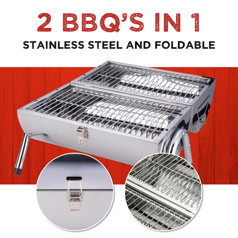 BBQ Collection Portable Charcoal Foldable BBQ - BBQ - CHARCOAL - Beattys of Loughrea