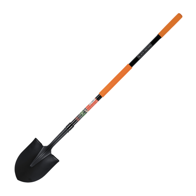 Black & Decker 148cm Fibreglass Point Shovel - SHOVEL/FORK/SPADE/AXE/HATCHET - Beattys of Loughrea