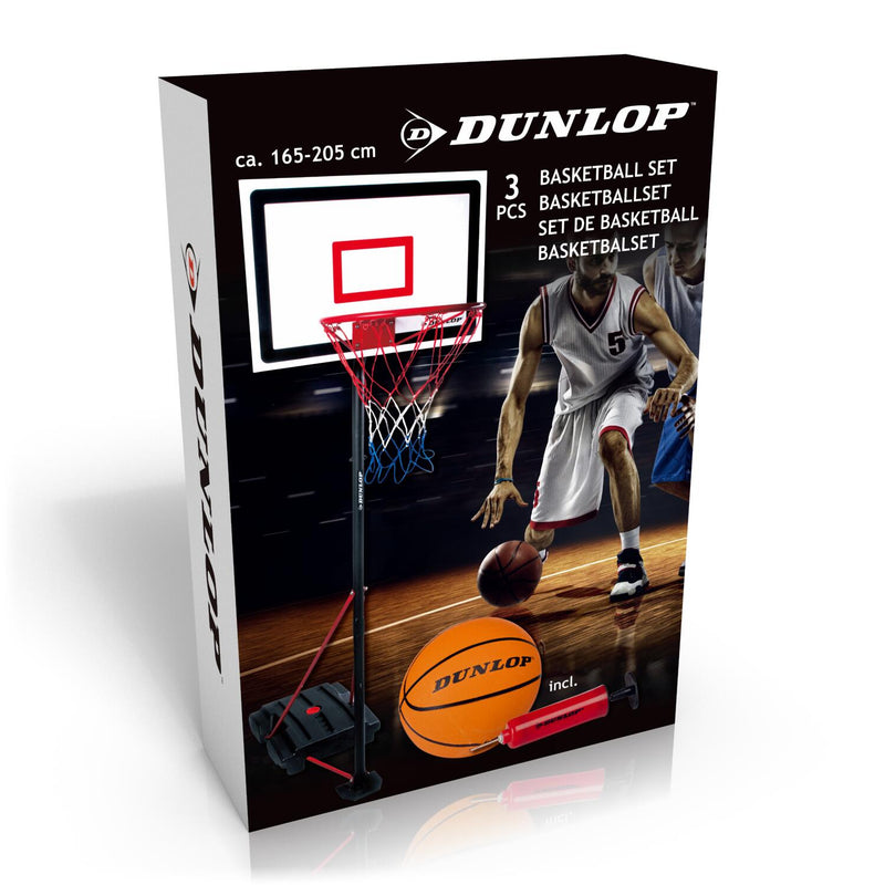 Dunlop Adjustable Basketball Set 165 - 205cm - SWINGS/SLIDE OUTDOOR GAMES - Beattys of Loughrea