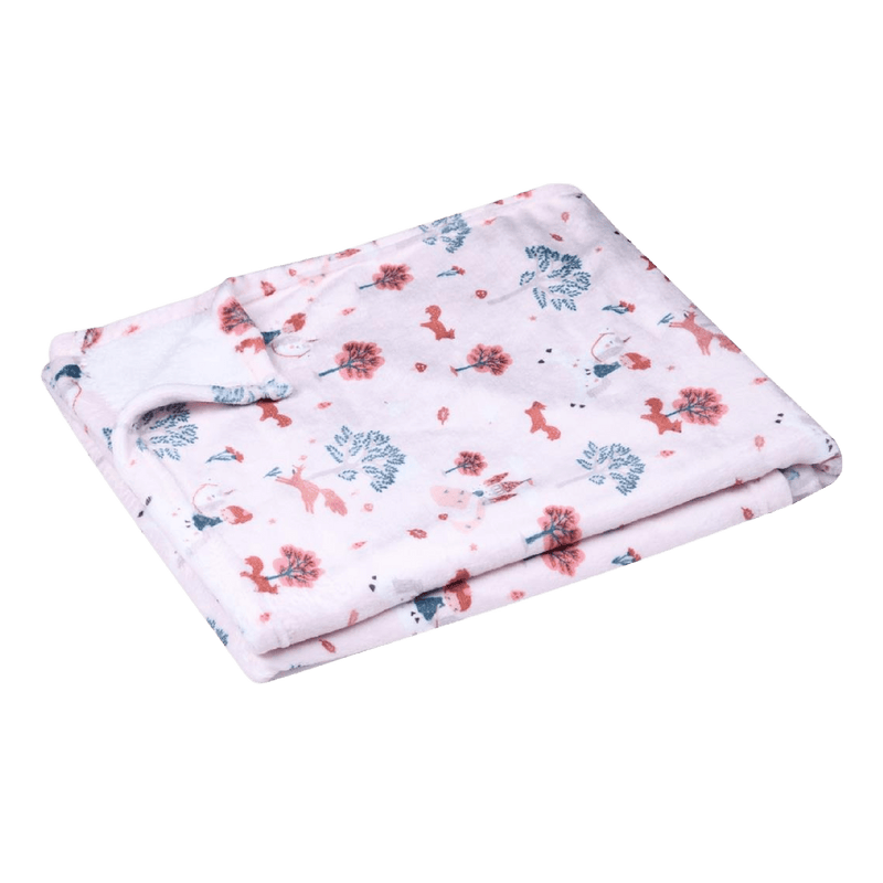 Cyrielle Throw Pink 130 x 160cm - THROWS/BLANKETS - Beattys of Loughrea