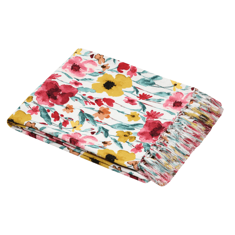 Lucya Multi - Colour Throw 125 x 150cm - THROWS/BLANKETS - Beattys of Loughrea