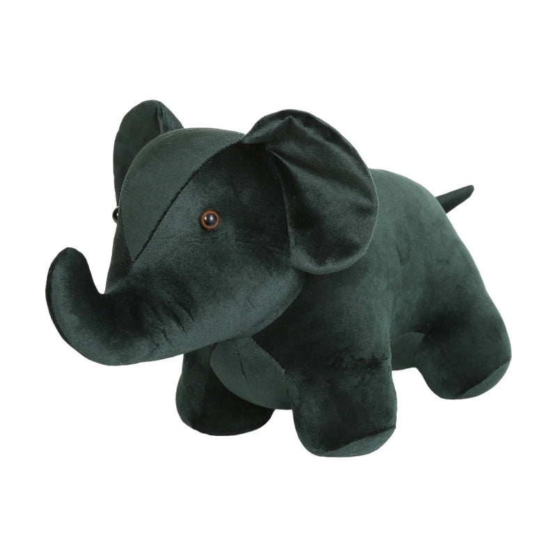 Elephant Door Stop Green 43x27cm