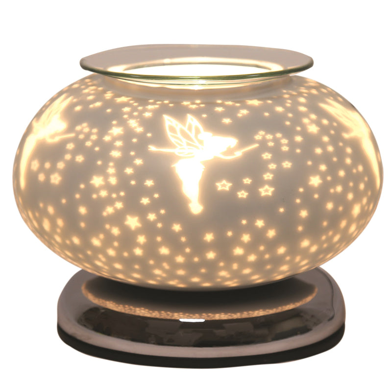 Electric Wax Melter Touch - White Satin Fairy Ellipse