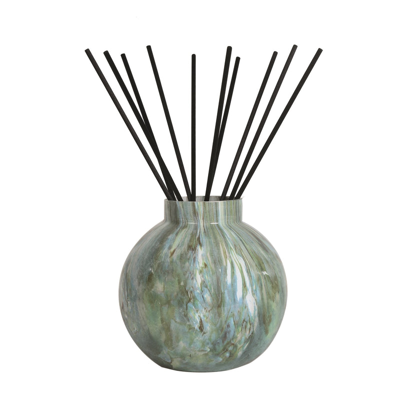 Jade Marble Large Reed Diffuser Bottle & Reeds (No Liquid)