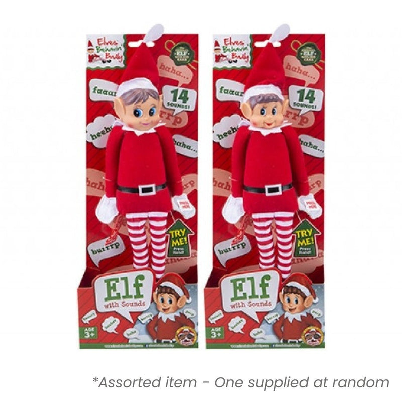 Elves Behavin' Badly 12" Elf Doll With Sound - One Supplied* - DOLLS - Beattys of Loughrea