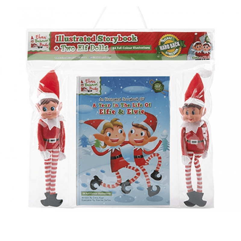 Elves Behavin' Badly A4 Elf Book Set With 2 10" Vinyl Dolls - BOOKS - Beattys of Loughrea