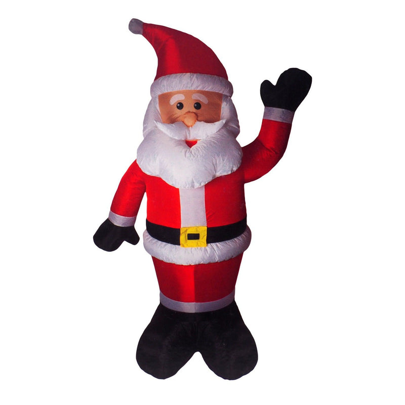 Outdoor Giant Inflatable Christmas LED Santa 2.4m - XMAS ROOM DECORATION LARGE AND LIGHT UP - Beattys of Loughrea