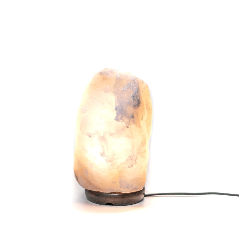 Heaven Spring White Salt Lamp 2 - 3Kg - TABLE/BEDSIDE LAMPS - Beattys of Loughrea