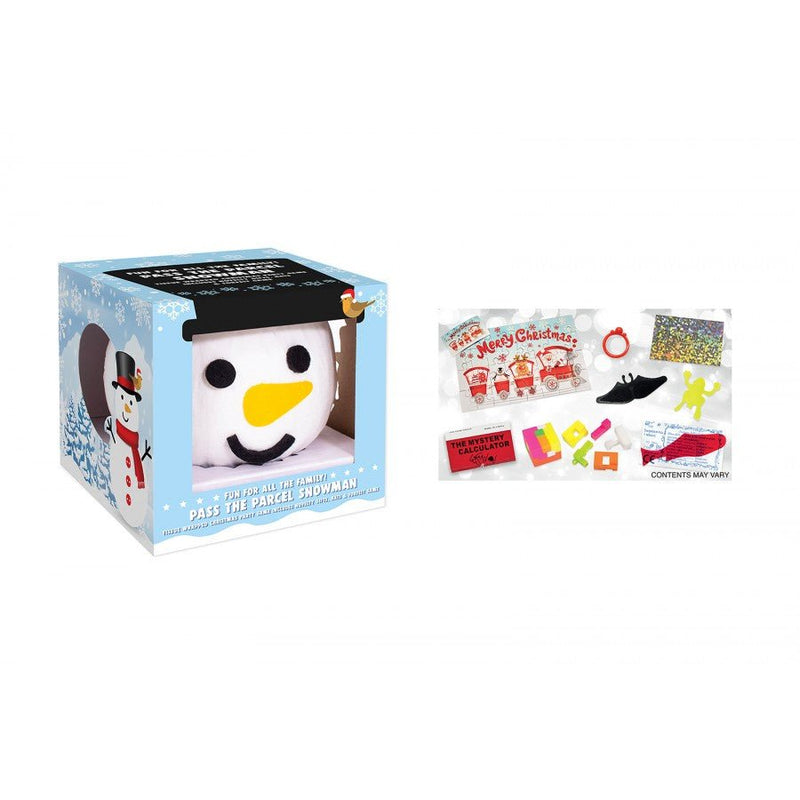 Pass The Parcel Snowman Family Christmas Game - XMAS ACCESSORIES - Beattys of Loughrea