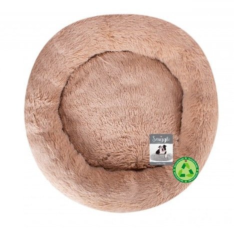 Sweet Dreams Snuggle Pet Bed Extra Large Light Brown - PET SLEEPING BASKET, BEDS - Beattys of Loughrea