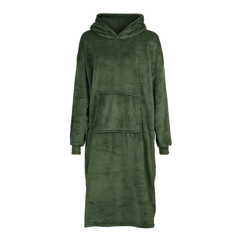 Poncho Oversized Hoodie Green - l117xw70cm - ADULT CLOTHING (NOT WORKWEAR) - Beattys of Loughrea