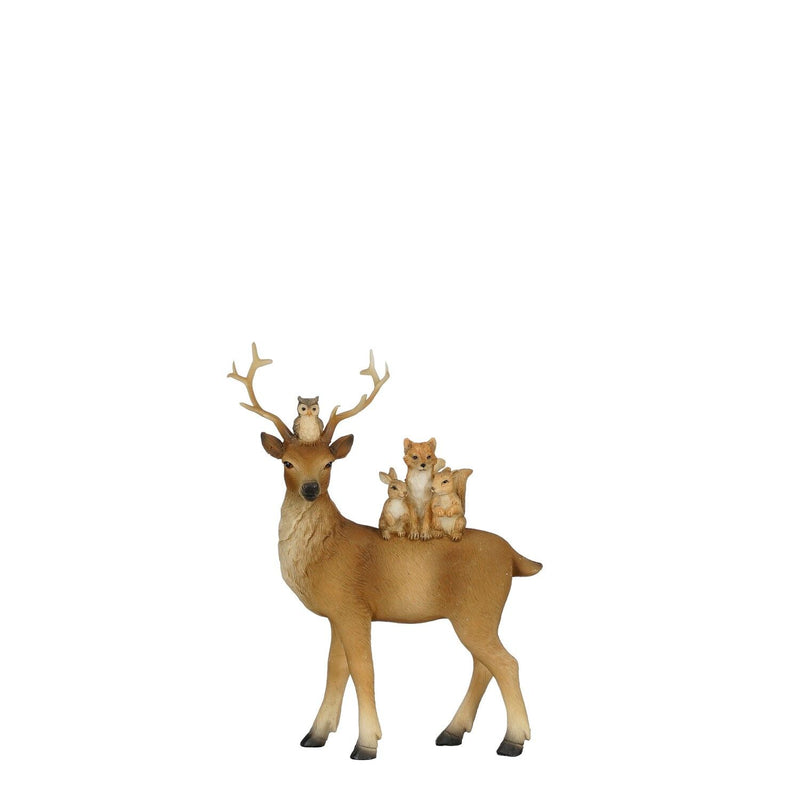 Brown Deer Figurine 19.5cm