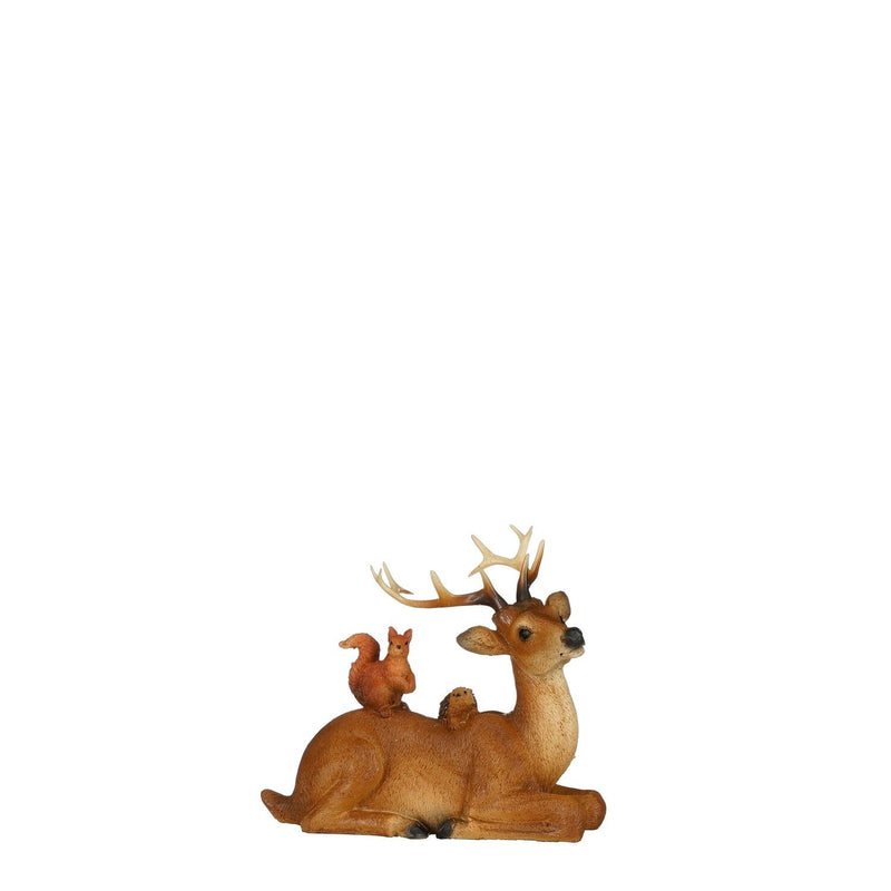 Brown Reindeer Decoration 12cm