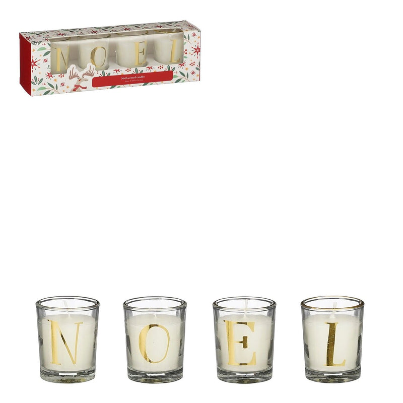 4pc NOEL Candle Set 7cm