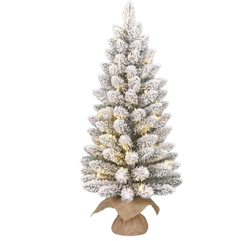 Gerlos Pre - Lit Christmas Tree with 40 LED Battery Operated with Timer 90cm - XMAS TREE PRELIT & POPUP - Beattys of Loughrea