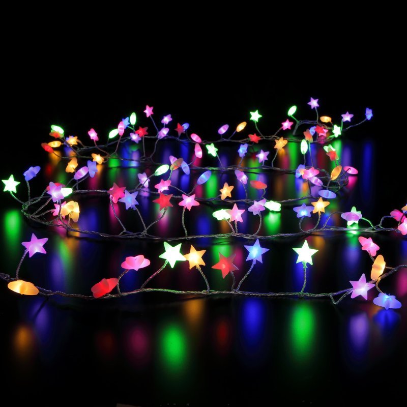 Noma 180 Pastel Frosted Micro Star Light Multifunction - XMAS LIGHTS LED - Beattys of Loughrea