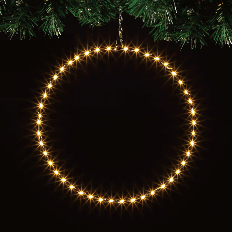 Noma 30cm Warm White Circle Of Light - XMAS ROOM DECORATION LARGE AND LIGHT UP - Beattys of Loughrea