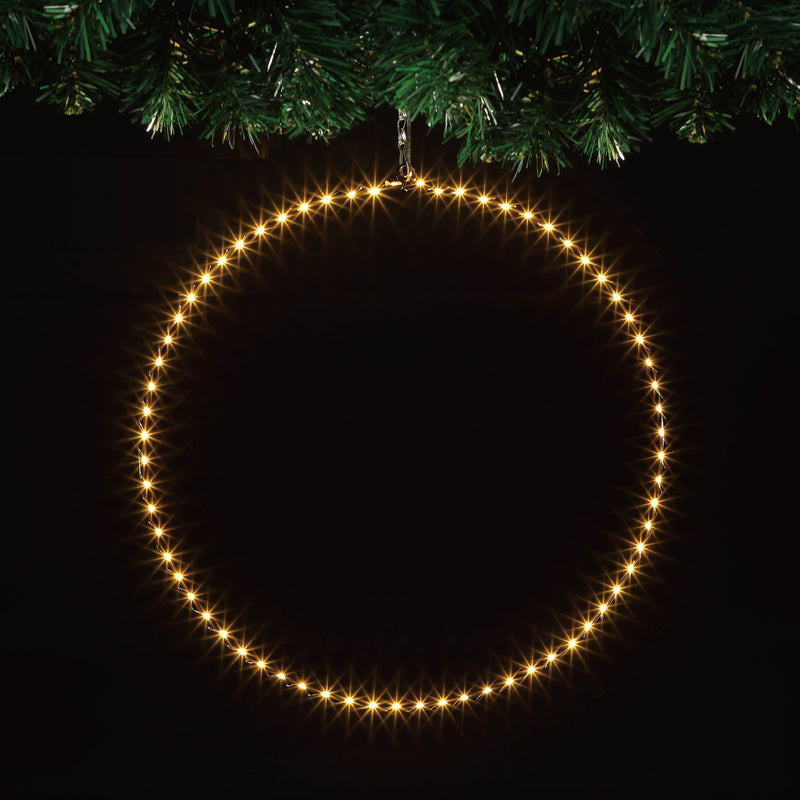 Noma 45cm Warm White Circle Of Light - XMAS ROOM DECORATION LARGE AND LIGHT UP - Beattys of Loughrea