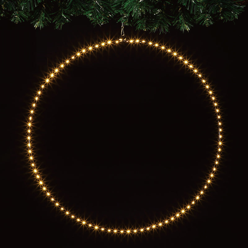 Noma 60cm Warm White Circle Of Light - XMAS ROOM DECORATION LARGE AND LIGHT UP - Beattys of Loughrea