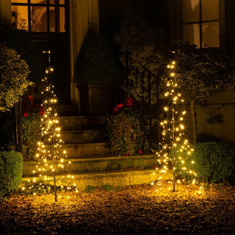 Noma Starry Nights 1.5m Warm White Set Of 2 Doorstep Trees - XMAS TREE PRELIT & POPUP - Beattys of Loughrea