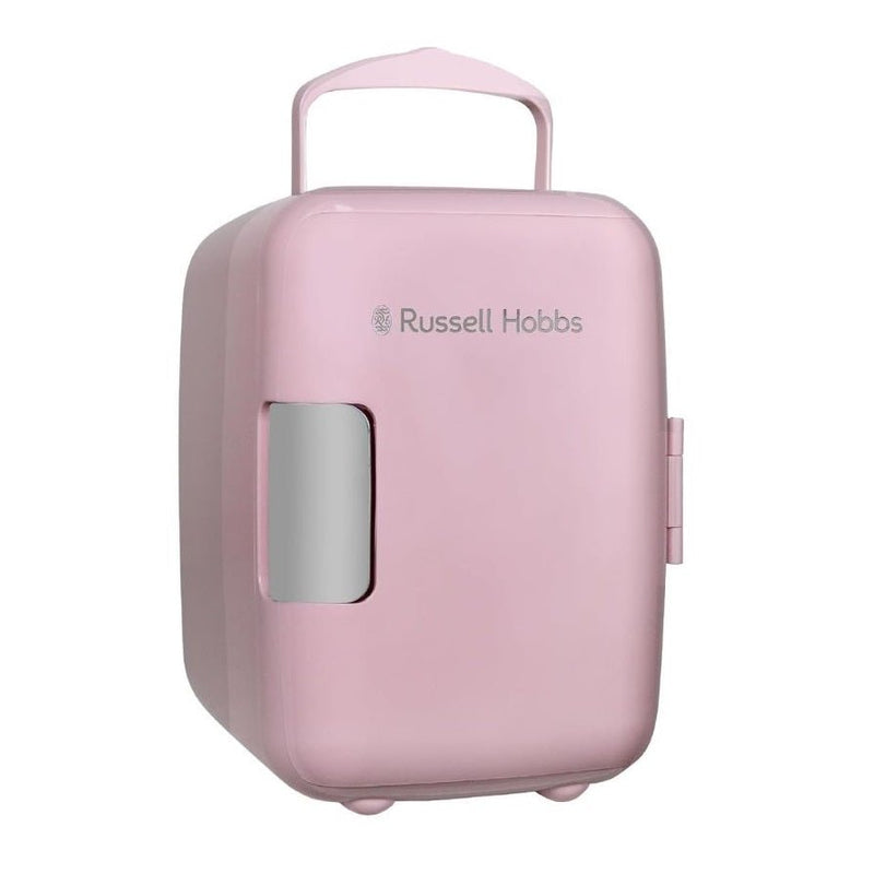 Russell Hobbs 4L Portable Mini Cooler & Warmer Pink RH4CLR1001P - FRIDGE PORTABLE/ CAMPING - Beattys of Loughrea