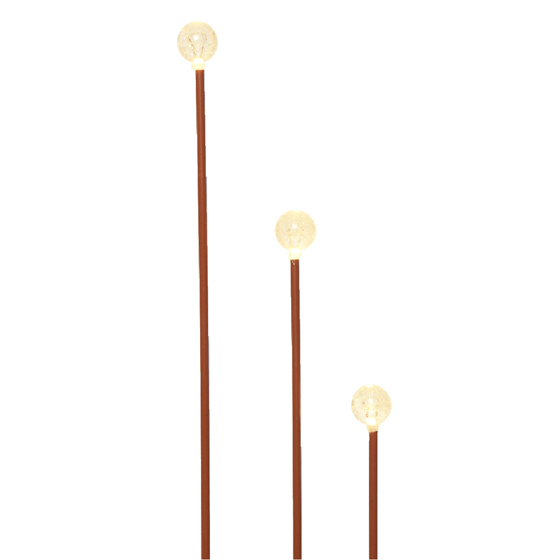 Led Stake Light Bo Outdoor Black/Classic Warm 100cm Set of 6 - XMAS ROOM DECORATION LARGE AND LIGHT UP - Beattys of Loughrea