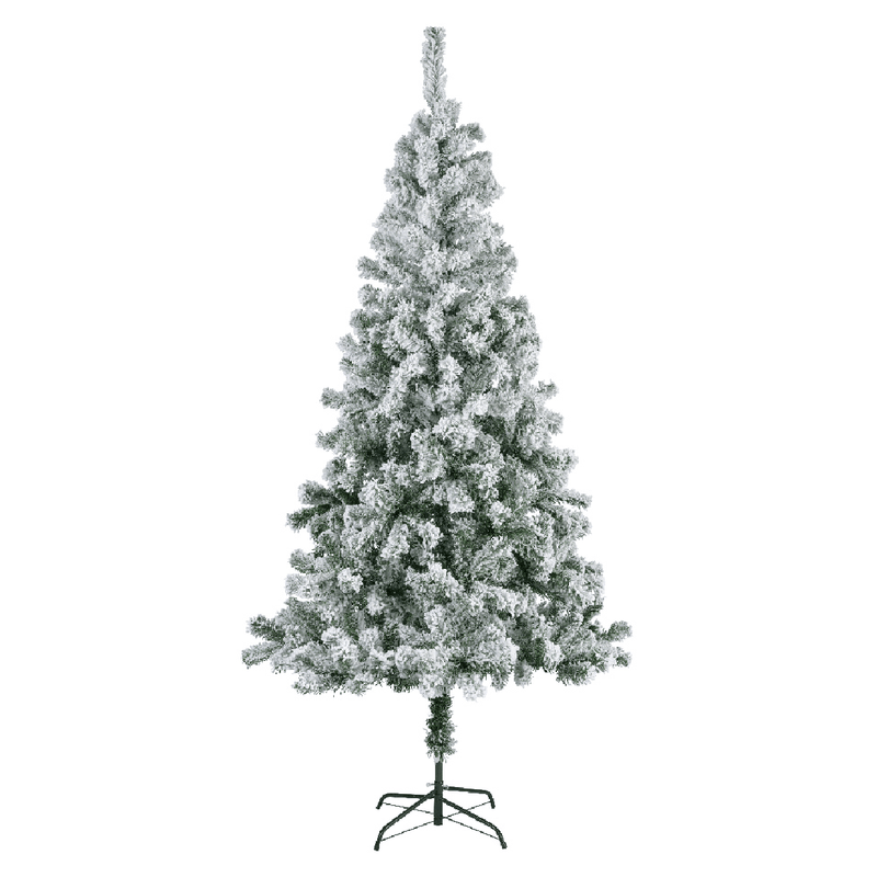 Rovinj Snowy Pine Christmas Tree 180cm (6ft) - XMAS TREE ARTIFICIAL - Beattys of Loughrea