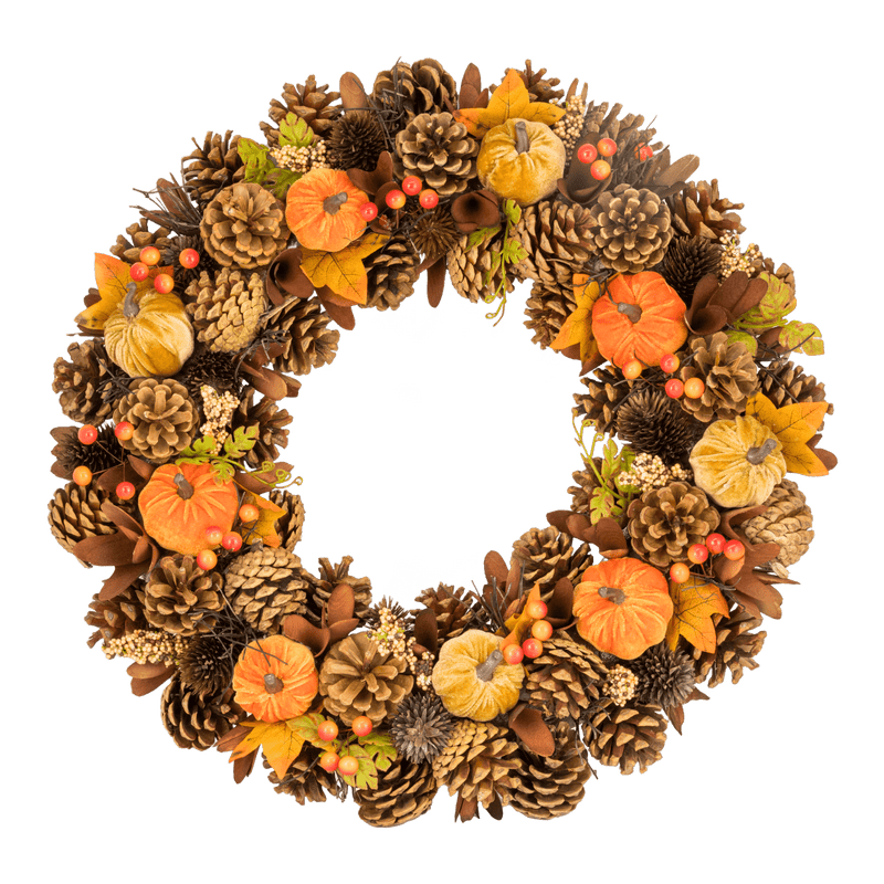 Extra Large Autumn Wreath 52 x 52 x 10cm - XMAS WREATHS - Beattys of Loughrea