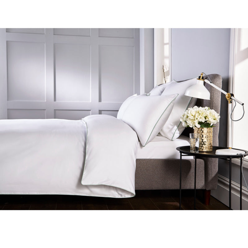 400 Thread Count Piped Grey Edge Duvet Set - Double