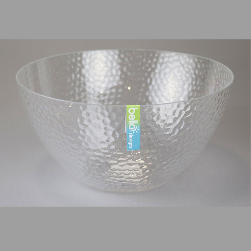 Bello Plastic Salad Bowl 13x25.5cm Dimple Range - GENERAL LOOSE WARE - Beattys of Loughrea