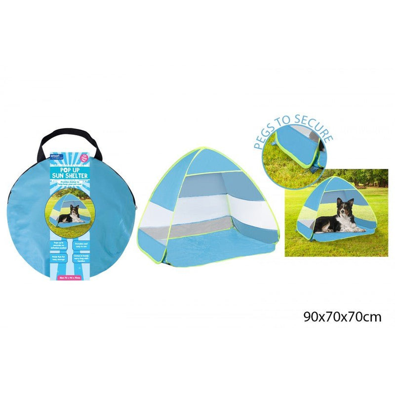 Smart Choice Pop - Up Pet Sun Shelter/Tent 90x70x70cm - PET HOUSE PET CARRIERS, DOORS - Beattys of Loughrea