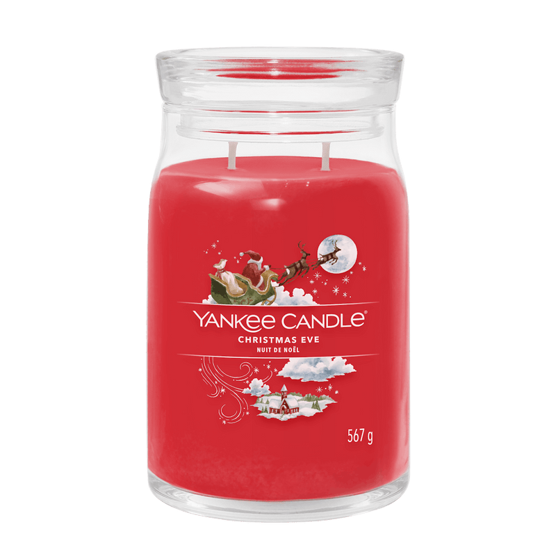 Christmas Eve Signature Large Jar Yankee Candle 567g - CANDLES - Beattys of Loughrea