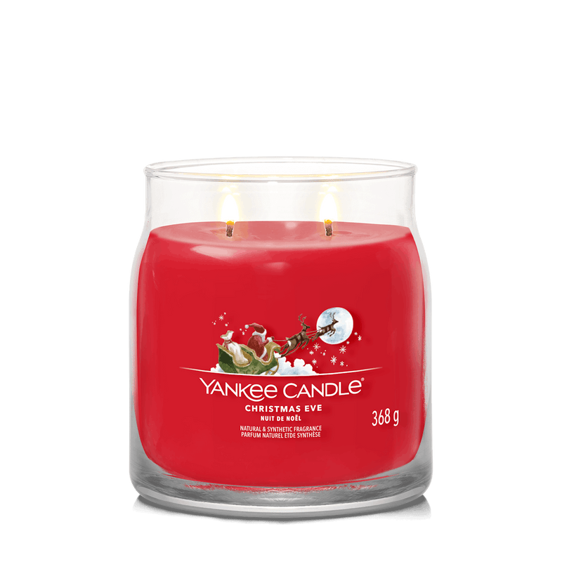 Christmas Eve Signature Medium Jar Yankee Candle 368g - CANDLES - Beattys of Loughrea