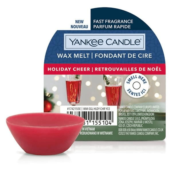 Signature Wax Melt Tart Holiday Cheer Yankee Candle - CANDLES - Beattys of Loughrea