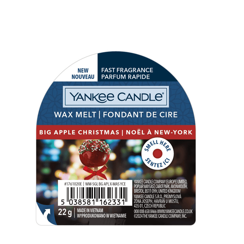 Signature Wax Melt Big Apple Christmas Yankee Candle - CANDLES - Beattys of Loughrea