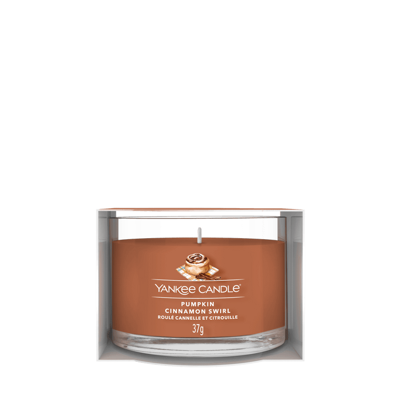 Signature Votive Pumpkin Cinnamon Swirl Yankee Candle - CANDLES - Beattys of Loughrea