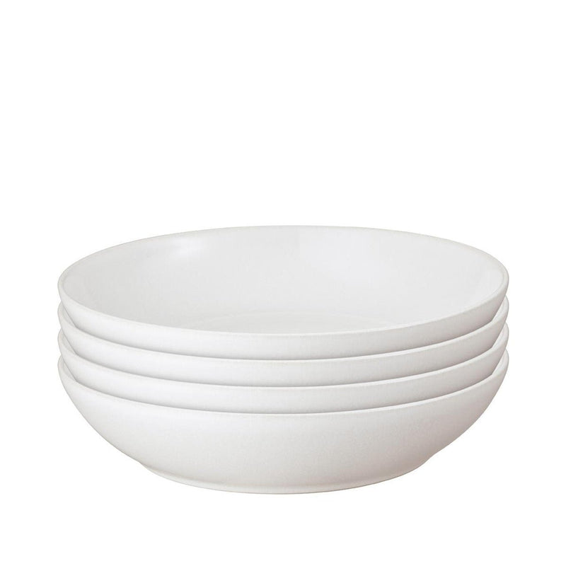 Denby Cotton White Set Of 4 Pasta Bowls - TABLEWARE SETS - GENERAL - Beattys of Loughrea