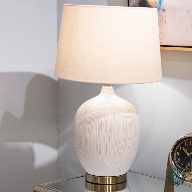 Arianna Table Lamp 65cm - TABLE/BEDSIDE LAMPS - Beattys of Loughrea