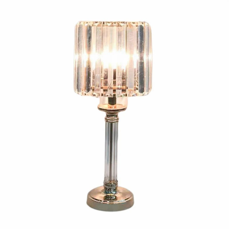 Imogen Glass Lamp Gold 40cm - TABLE/BEDSIDE LAMPS - Beattys of Loughrea