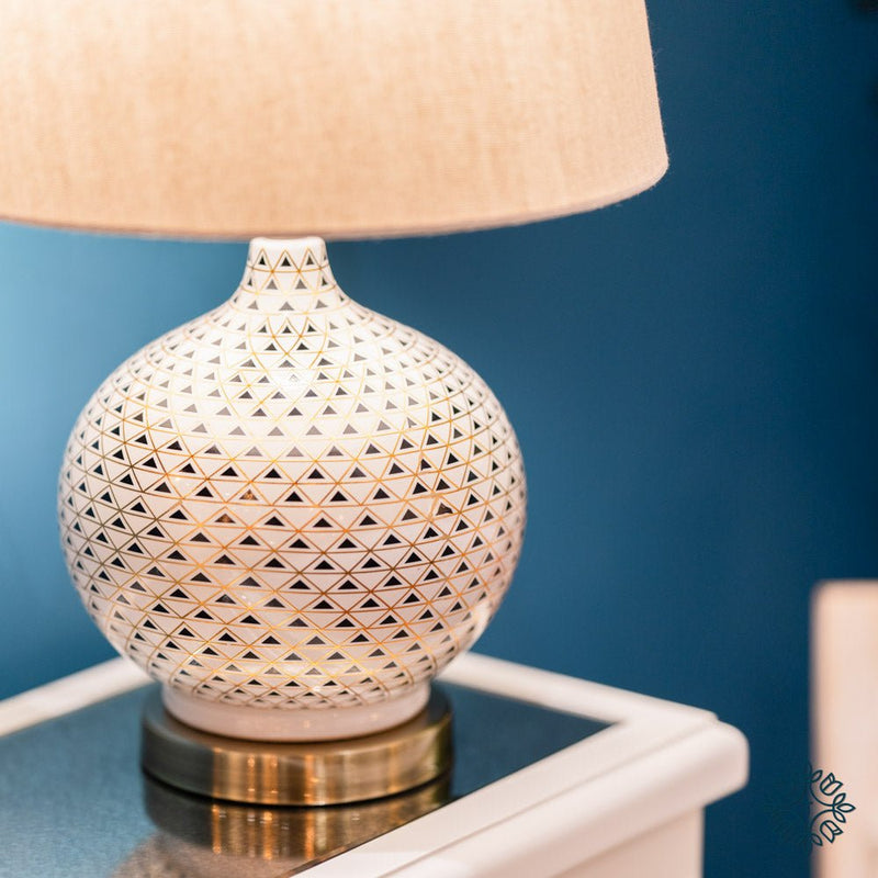 Dakota Table Lamp 35cm - TABLE/BEDSIDE LAMPS - Beattys of Loughrea