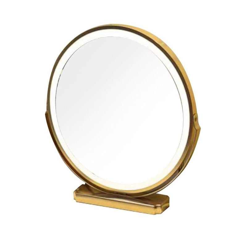 Nadia Led Vanity Mirror Gold 45cm - WALL MIRRORS - Beattys of Loughrea