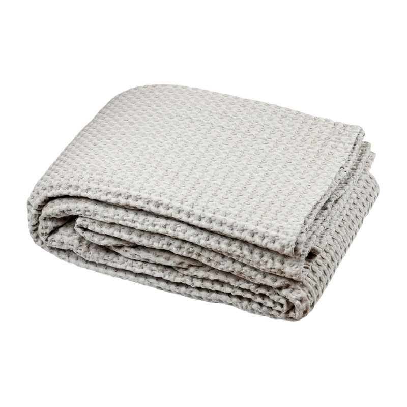 Anouk Throw Natural 130 x 160cm - THROWS/BLANKETS - Beattys of Loughrea