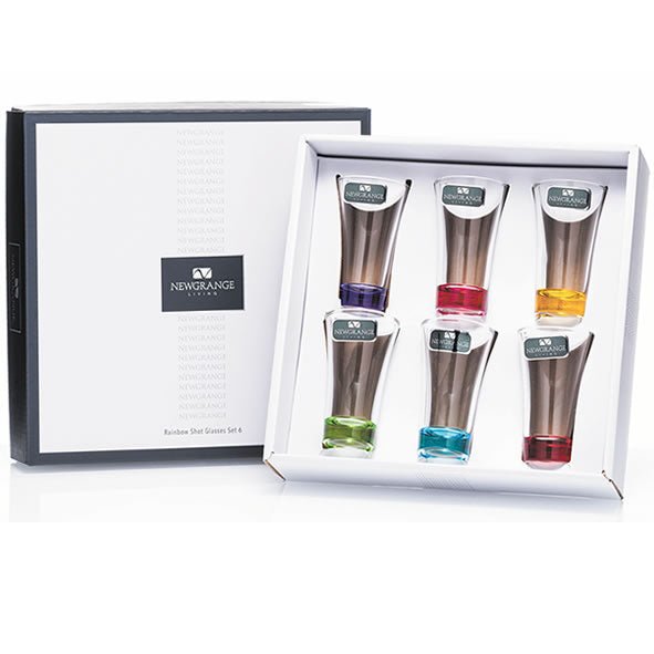 Newgrange Living Rainbow Party Shot Glass Set 6 - DRINKING GLASSES - Beattys of Loughrea