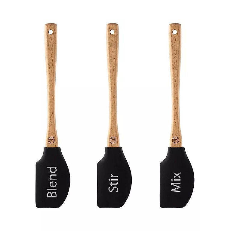 Masterchef Pack of 3 Silicone Spatula Set - KITCHEN HAND TOOLS - Beattys of Loughrea