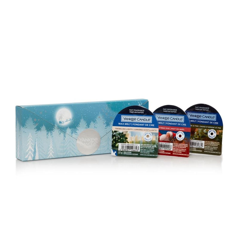 Yankee Candle 3 Wax Melts Christmas Gift Set - CANDLES - Beattys of Loughrea