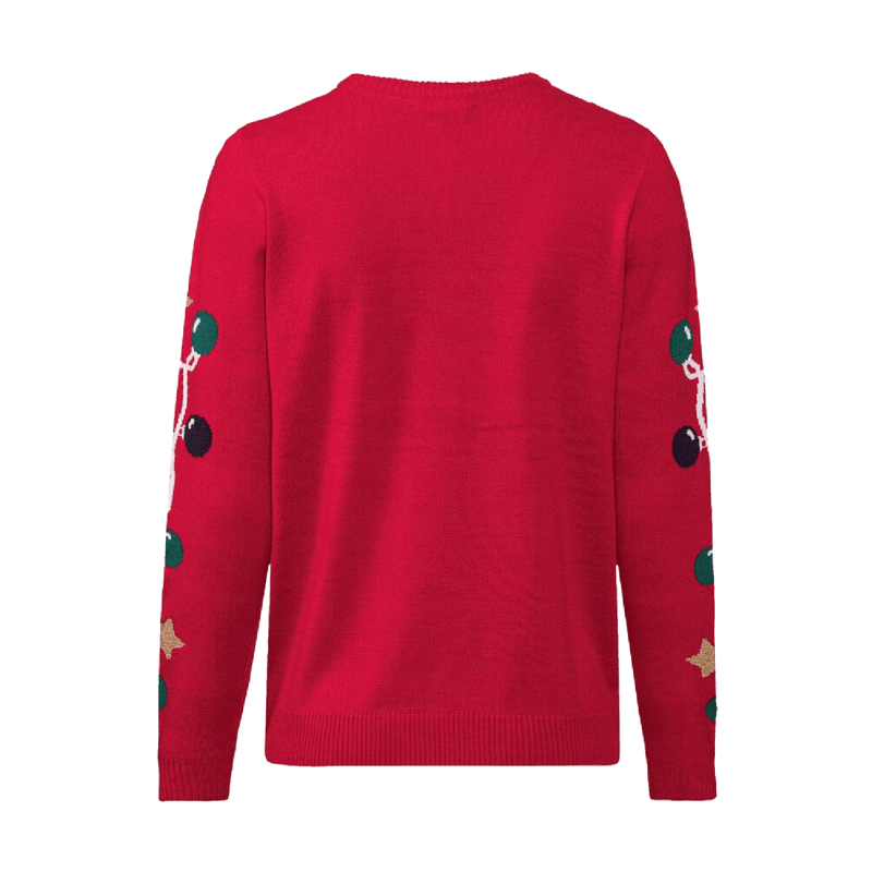 Ladies Christmas Jumper Let it Snow - Small (Size 8 - 10) - XMAS CLOTHING Christmas clothing human and pet - Beattys of Loughrea